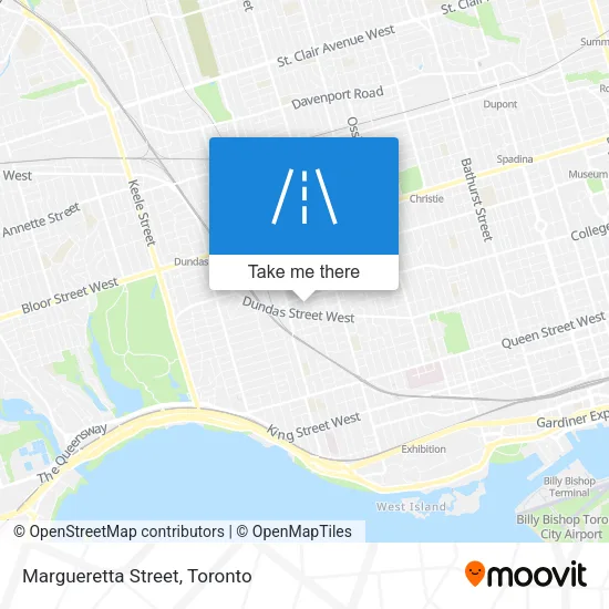 Margueretta Street map