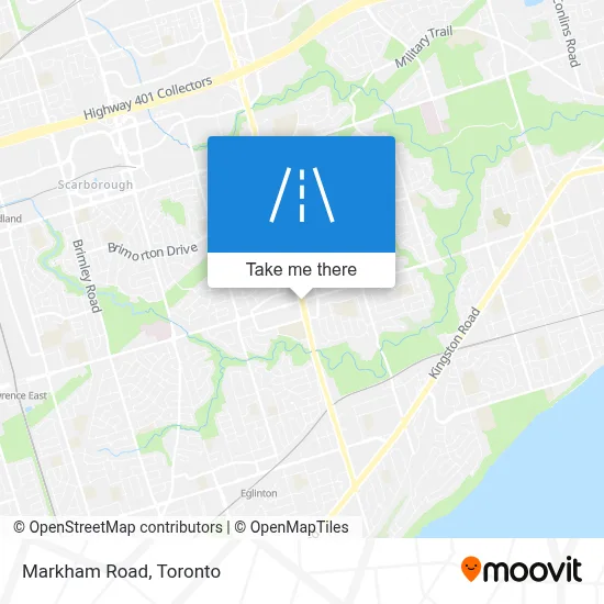 Markham Road map