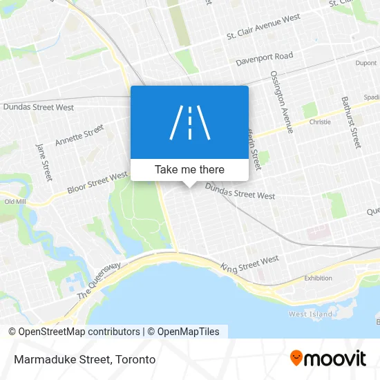 Marmaduke Street map