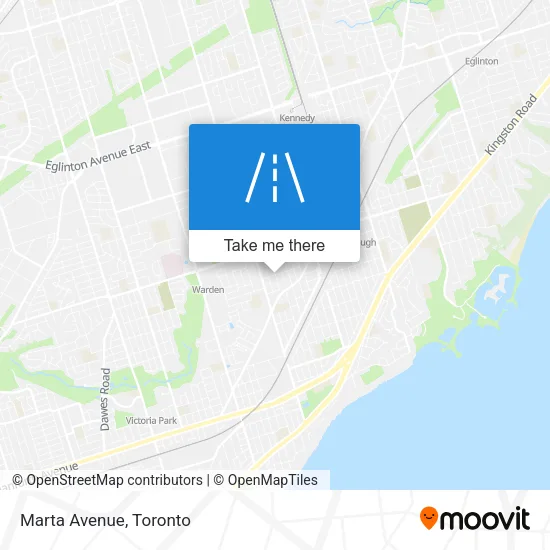 Marta Avenue map