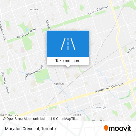 Marydon Crescent map