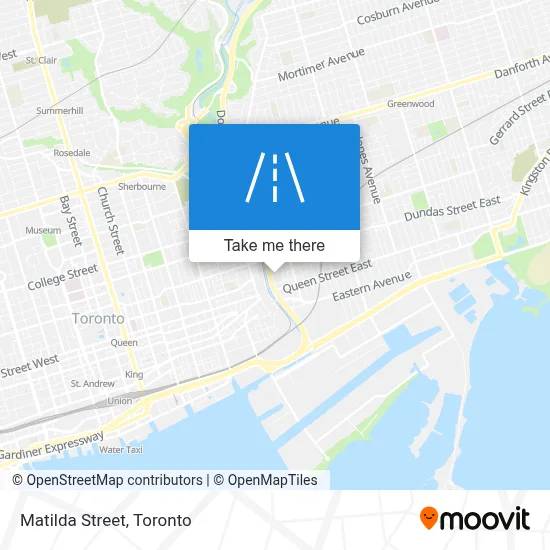 Matilda Street map