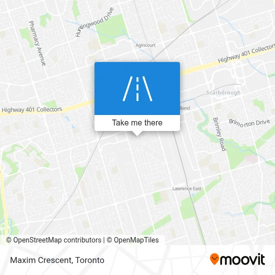 Maxim Crescent map