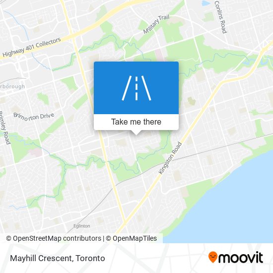 Mayhill Crescent map