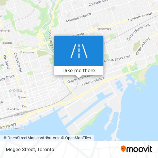 Mcgee Street map