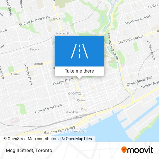 Mcgill Street map