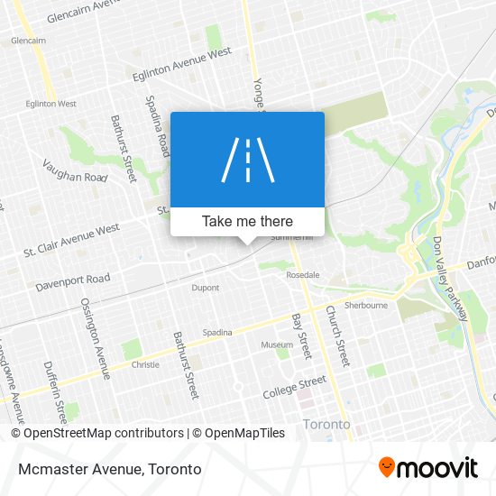 Mcmaster Avenue map