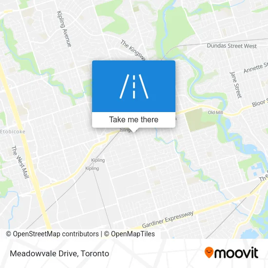 Meadowvale Drive map