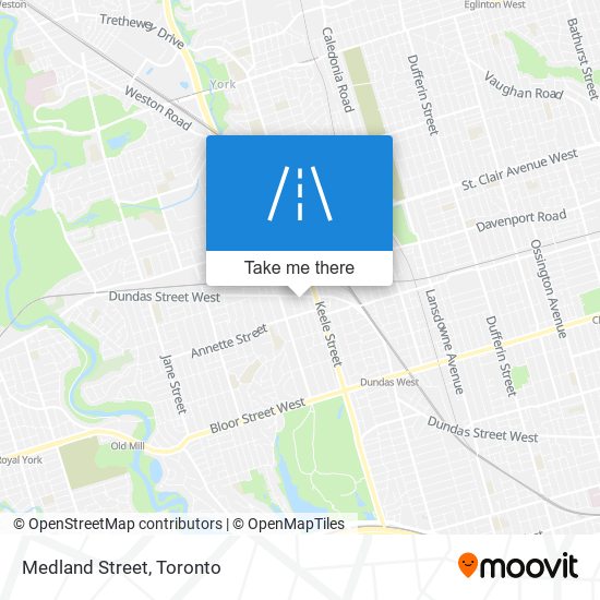 Medland Street map