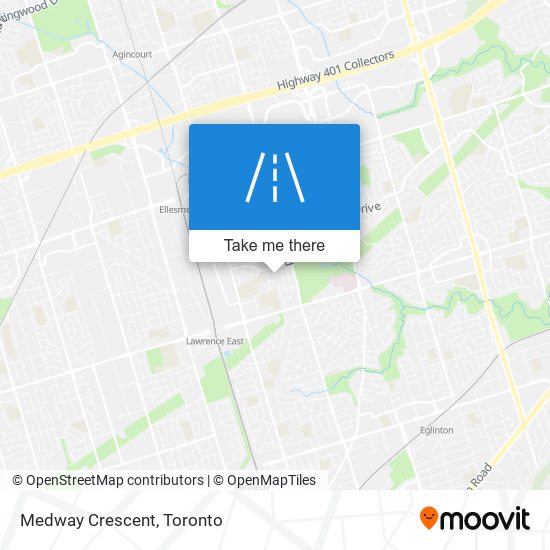 Medway Crescent map