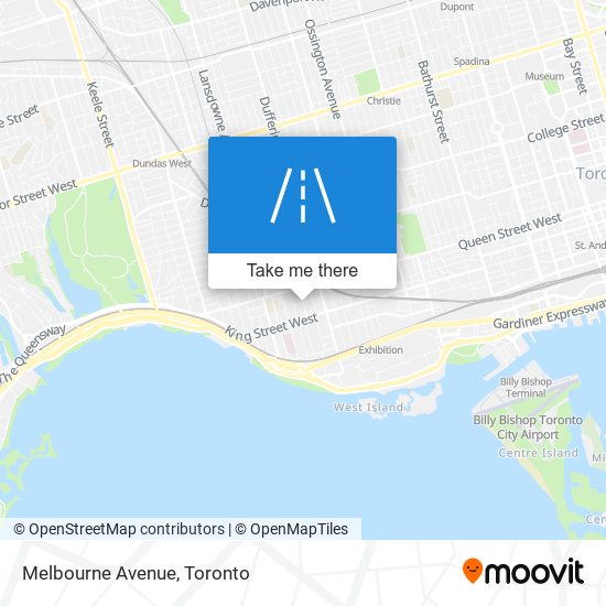 Melbourne Avenue map