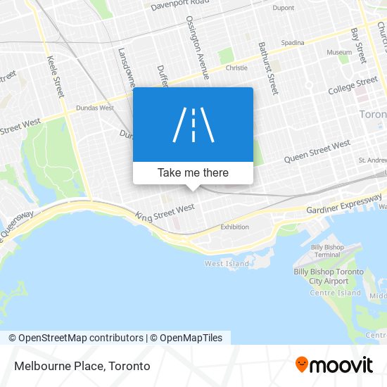 Melbourne Place map