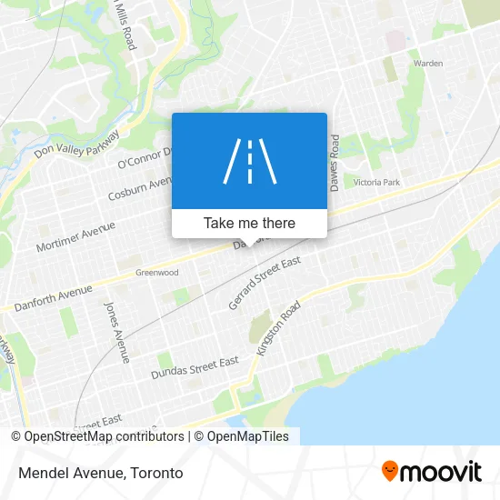 Mendel Avenue map