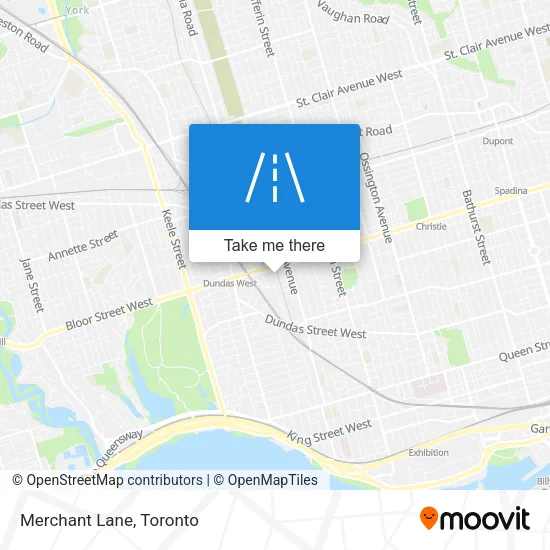 Merchant Lane map