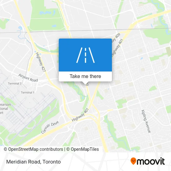 Meridian Road map