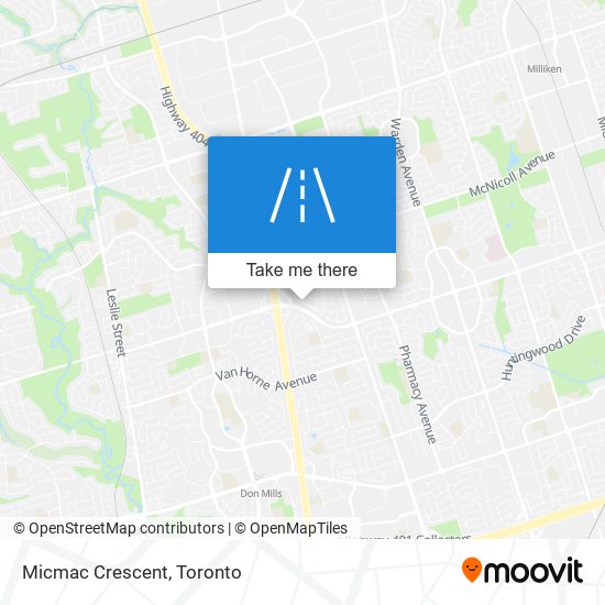 Micmac Crescent map