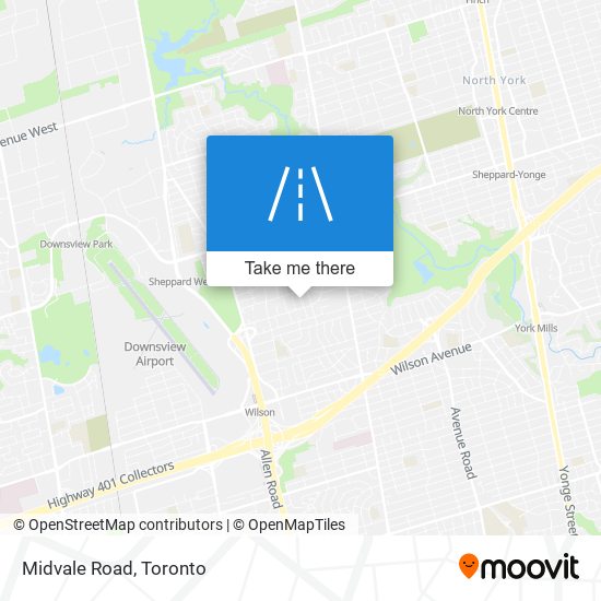 Midvale Road map