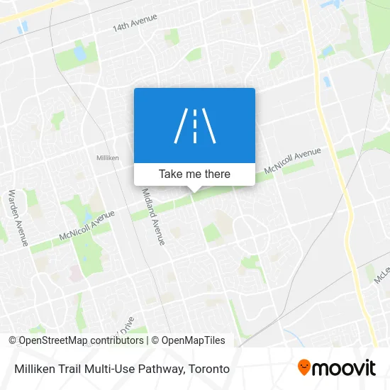 Milliken Trail Multi-Use Pathway map