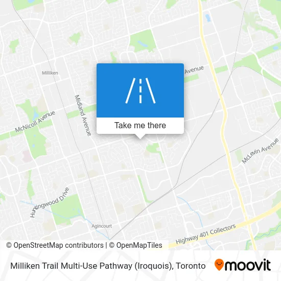 Milliken Trail Multi-Use Pathway (Iroquois) map