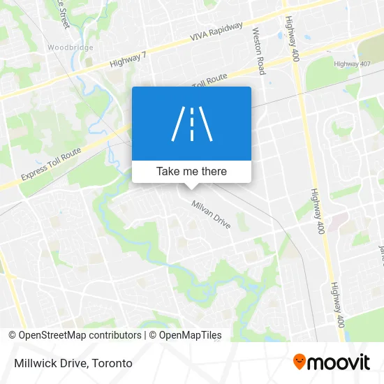 Millwick Drive map