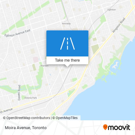 Moira Avenue map