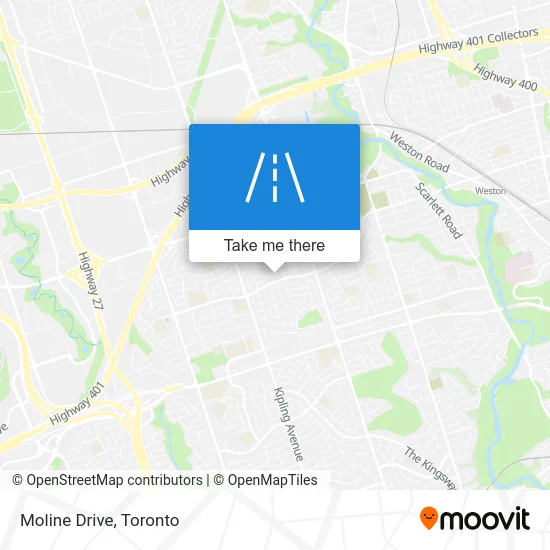 Moline Drive map