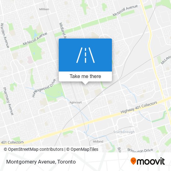 Montgomery Avenue map