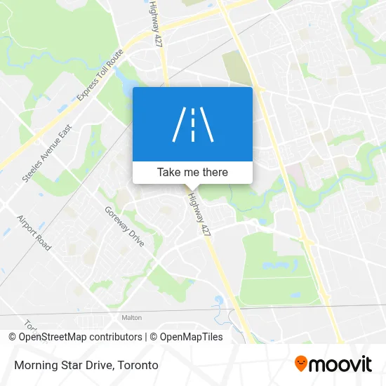 Morning Star Drive map