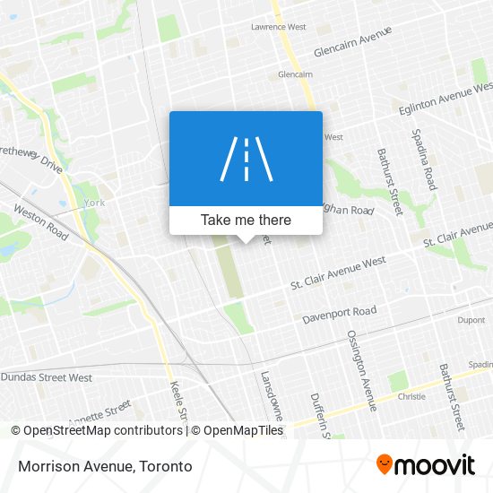 Morrison Avenue map