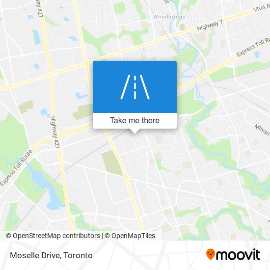 Moselle Drive map