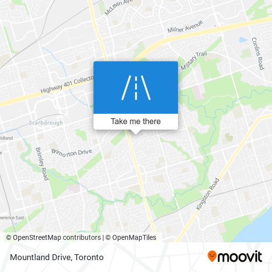 Mountland Drive map