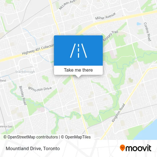 Mountland Drive map