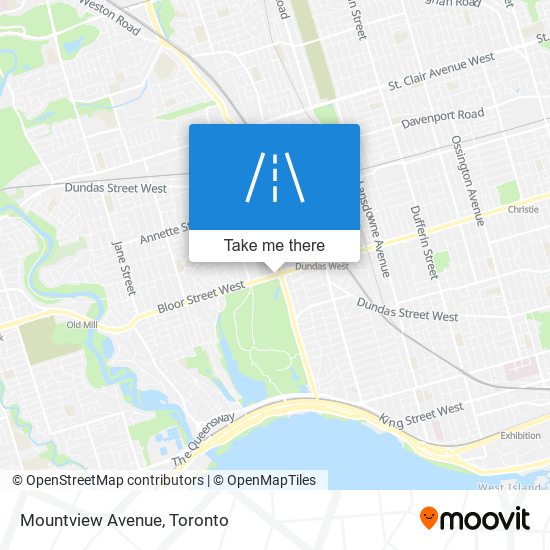 Mountview Avenue map