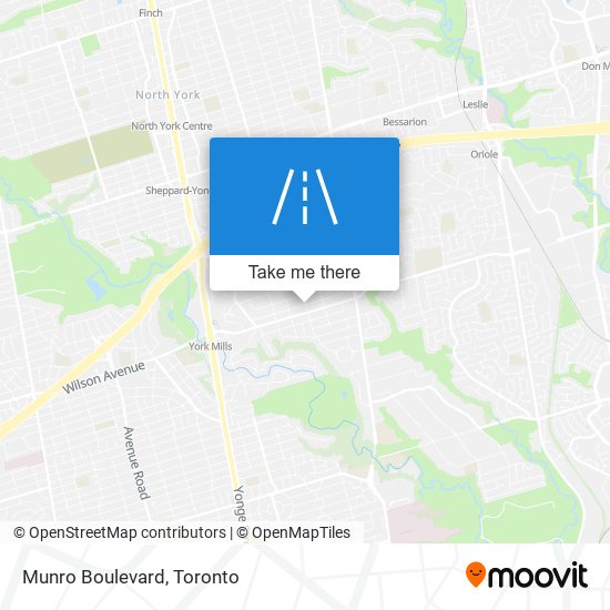 Munro Boulevard map