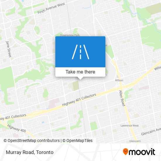 Murray Road map