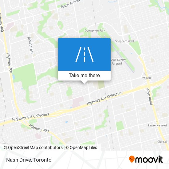 Nash Drive map