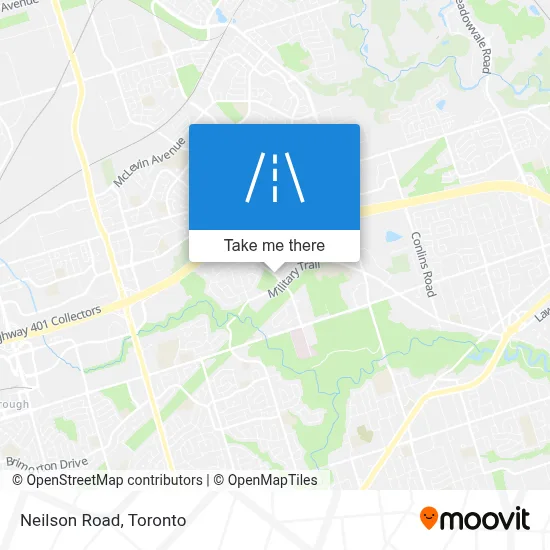 Neilson Road map
