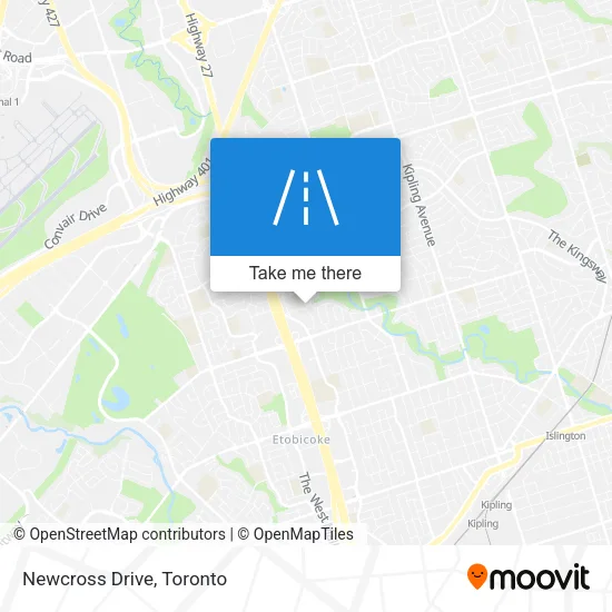 Newcross Drive map
