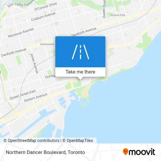 Northern Dancer Boulevard map