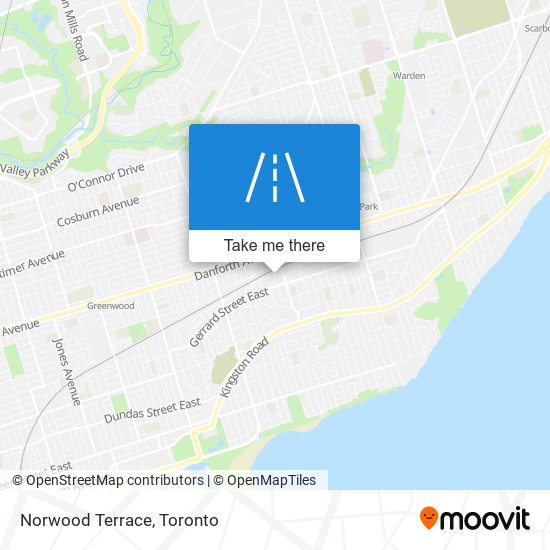 Norwood Terrace map