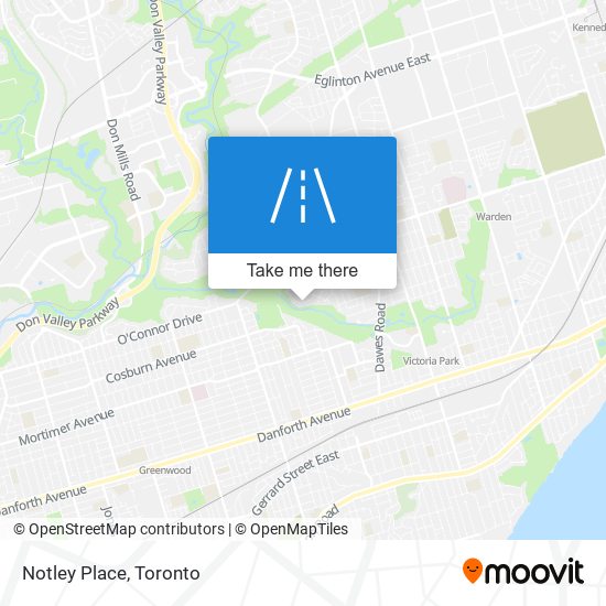 Notley Place map