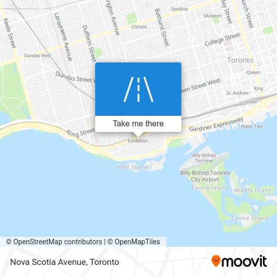 Nova Scotia Avenue map