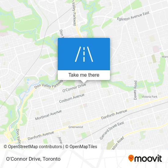 O'Connor Drive map