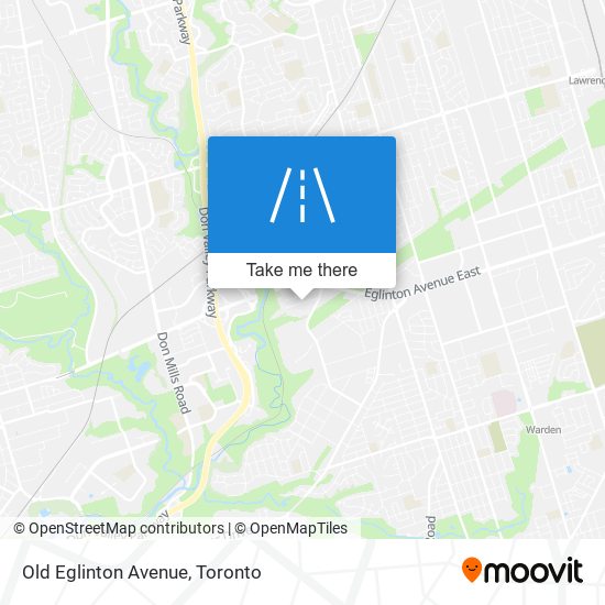 Old Eglinton Avenue map