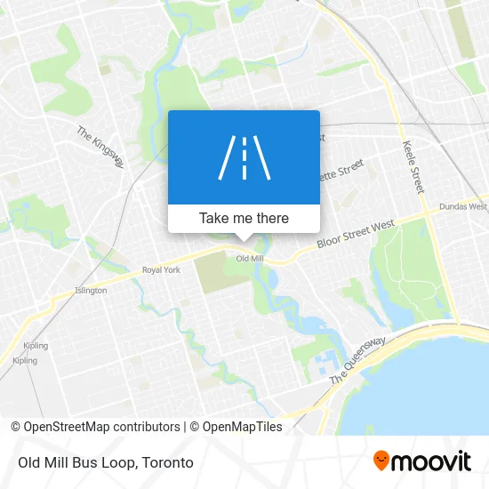 Old Mill Bus Loop map