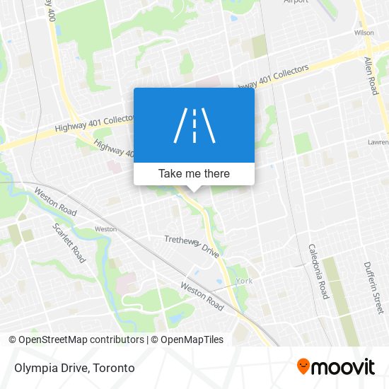 Olympia Drive map