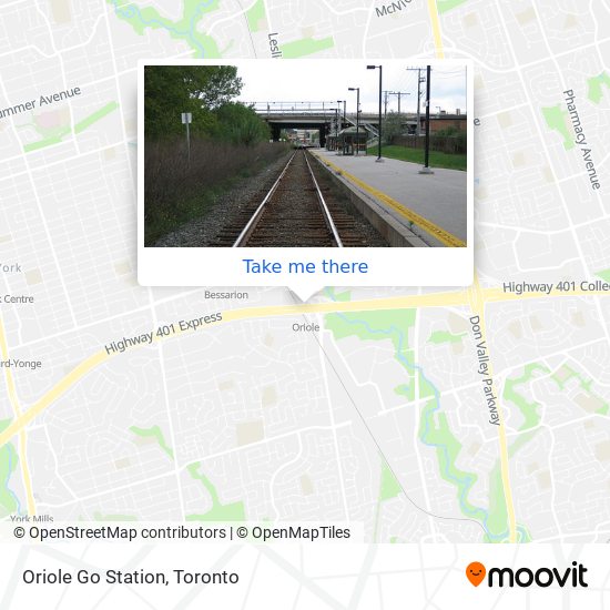 Oriole Go Station map