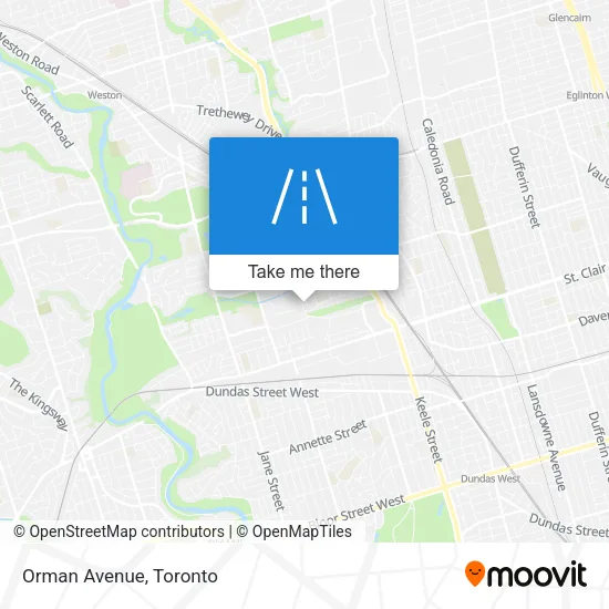 Orman Avenue map