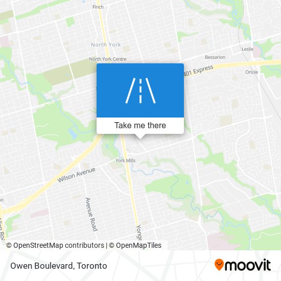 Owen Boulevard map