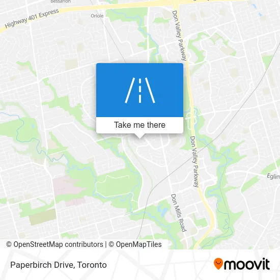 Paperbirch Drive map